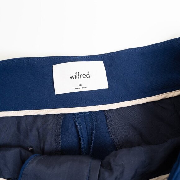 Aritzia High Waist Women Shorts - Navy Blue - Picture 3 of 8